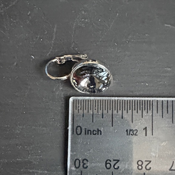 Swarovski Elements Silver Crystal Earrings - Picture 4 of 4
